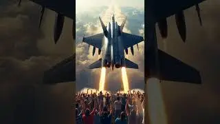 🔥 СУ-57 &laquo;Кобра&raquo; на сверхзвуке! Толпа в шоке 😱 Лучший маневр в истории авиации! 🚀