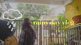 rainy day vlog 🍃 | chilling and journaling (Philippines)