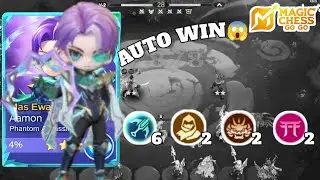 AAMON PALING OP?! 😱 MARKSMAN 6 AUTO WIN | MAGIC CHESS GO GO