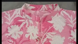 boutique style ben collar with piping easy - very easy flat collar cutting & stitching