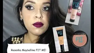 Pele usando produtos da Maybelline - Linha FIT ME