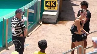 Давайте посмеемся вместе с мимом Томом! 😂🤣 #tomthemime #seaworldmime #seaworldorlando