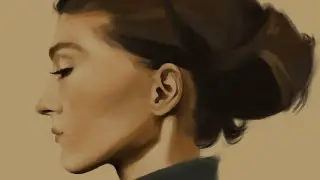 Speedpaint (PROCREATE) Elegant Young Lady | DKC Davi Designs
