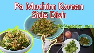 PA MUCHIM(파 무침) / KOREAN🇰🇷SCALLION SALAD W/ LETTUCE |HELLO TO VEGETARIAN🤗 KAMBING KAYO DYAN....🐐😂