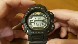 Casio G-Shock G-9000-1VER MUDMAN - ustawienia zegarka [PL]