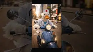 বিড়ালের সেবা করতে হাঁস ডাক্তার হাজির!