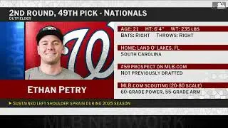 Washington Nationals Select Ethan Petry with No. 49 Pick in 2025 MLB Draft!