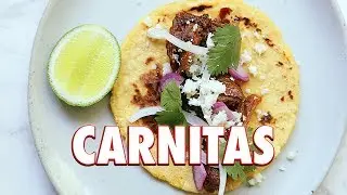 Crispy Carnitas Recipe (Mexican Slow Cooked Pulled pork)