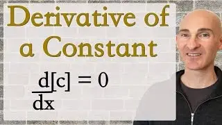 Derivative of a Constant (Why Zero?)