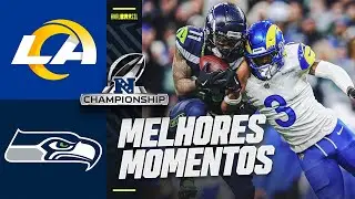 Los Angeles Rams vs Seattle Seahawks | Melhores Momentos - Final da NFC | NFL 2025