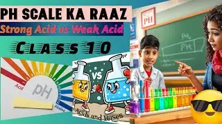 Acid Bases and Salts : - &ldquo;Strong Acid vs Weak Acid