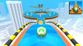 Sky Rolling Ball 3D - All Levels Gameplay Android, iOS #1 ( Level 1 - 20 )