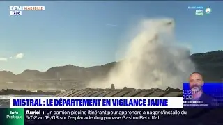 Mistral : le d&eacute;partement en vigilance jaune
