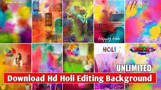 How To Download Holi Background |Holi Photo Editing Background Kaise Download Karen| Holi Editing