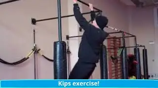 Monkey Bar Gym - Kips exercise
