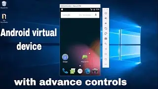 Create android virtual device with Advance Controls  in android studio