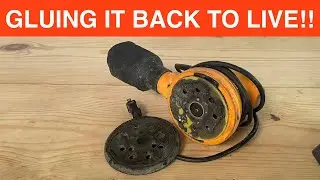 Fixing My Orbital Sander &ndash; Repairing a Torn Foam Pad with Contact Cement!