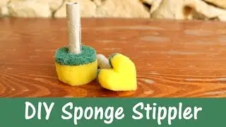 DIY Sponge Stipplers | Circle & Heart