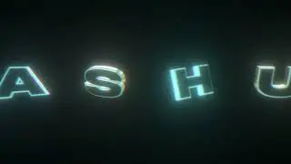 Glowing 3d text ! Node Video | Tuto+Project file ? Free ☺️