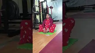 👍37week pregnancy me Butterfly exercise pelvic muscles ko strong karti hai👉 Daily 5min kare☺️ #gym