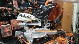 Аккумуляторная торцовочная пила AEG BPS 18 254 BL PRO 18 Новинка -2017