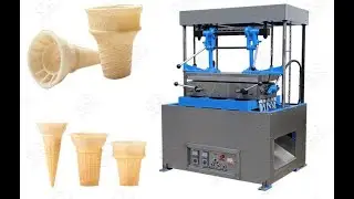 Operation Video Of Ice Cream Cones Making Machine With Capacity 1000pc/h @gelgoog.com