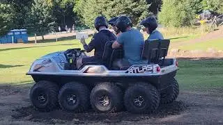 2022 haydays battery electric 8 wheeled utv argo