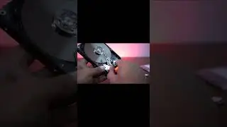 What's inside of a hard drive and mechanism #Short