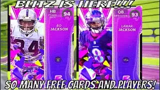 SO MANY FREE CARDS!!! BLITZ INTRO MADDEN 22!!!