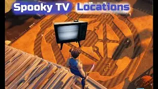Destroy Spooky TV Sets  All Locations - Fortnite Foreshadowing Quests