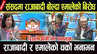 संसदमा राजाबादी बोल्दा एमालेको बिरोध,राजाबादी र एमालेको चर्को भनाभन samsad news today