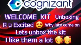 Cognizant welcome kit Unboxing 🥰 #cognizant #welcome #kit #2025