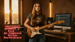Melodic Instrumental J-Rock Solo Guitar | AI Music - Gravity Glides