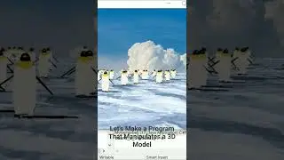 Synchronously Dancing 3D Penguin Models