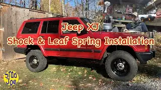 2001 Jeep XJ Episode 4 - Shock Mount Repair and Leaf Spring Install