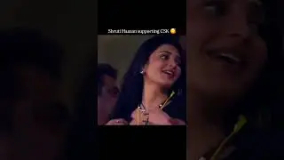 Shruti Haasan Shows Love for CSK! True Dhoni Fan #shorts #ipl2025 #rcb #csk #msdhoni #viratkohli