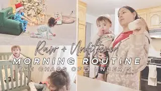 Morning Routine with 3 Kids Under 5 | Real & Unfiltered | Stay At Home Mom Life