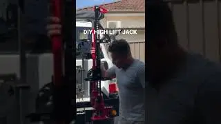 DIY HIGH LIFT JACK, SHOVEL AND AXE ON REAR WHEEL MOUNT
