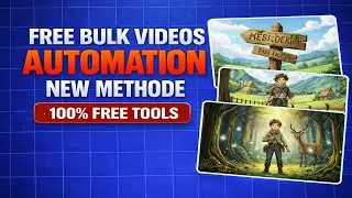 Create  AI Videos in 1 Click | FREE Bulk Text-to-image Method (2026)