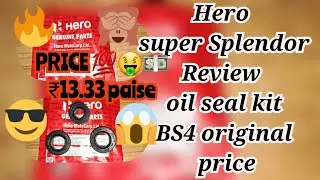 Hero Super Splendor Review Oil Seal KIT {SUPER SPLENDOR} BS4 सील को कैसे बदल सकते हैं Low Price