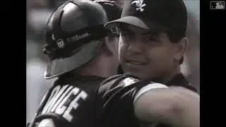 Wilson Alvarez (CWS) fans Randy Milligan to complete his no-hitter (8/11/91)