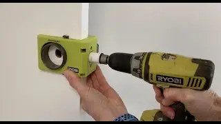 Lockwood Passage Lever install with Ryobi door lock installation kit