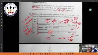 CA Final IDT [Nov 2020] Paper Analysis (solution) by CA Rohit R