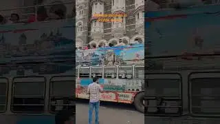 Mumbai darshan💛#mumbai #tourism #tajhotels #shorts #jawan  #travel #ytshorts #trending #bus #love