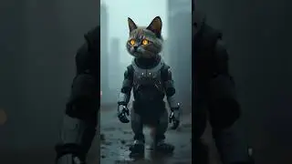#RoboticCat#FuturisticDesign#MechanicalCat#SciFiArt #cat #ai #animals #funnycat #trending