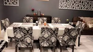 YISUN Modern Stretch Dining Chair Covers Removable Washable Spandex Slipcovers for review