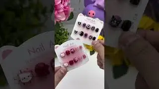 Sanrio wearable nails that little girls love! Each one is so pretty!