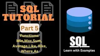 sql tutorial | PostgreSQL tutorial | learn SQL | Functions in SQL #sql #postgresql