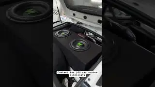 Deafbonce 10 inc Subwoofer.#youtubeshorts #automobile #modificition #audio #deafbonce