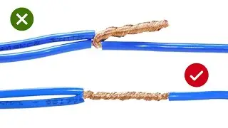 How to twist electric wire together || Amazing Hacks #amazinghacks #electrical